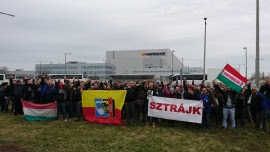 Историческая забастовка на заводе Hankook в Венгрии завершилась крупной победой VDSz