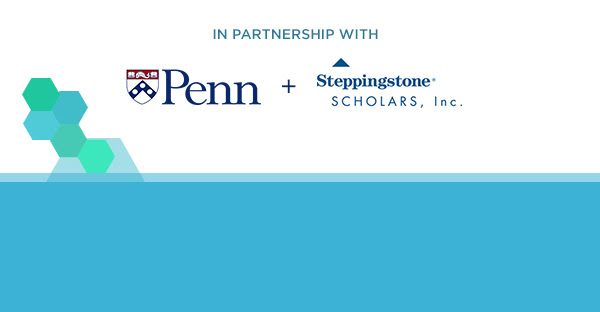 Footer Text: In partnership with Penn and Steppingstone Scholars, Inc.