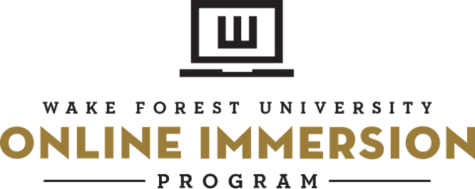 Wake Forest University Online Immersion Logo