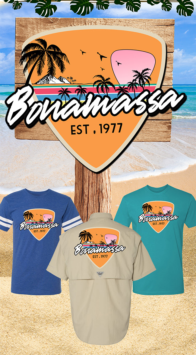 Get the latest deals on Bonamassa merch here!