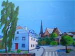 Cityscape, Wiltz, Luxerbourg - Posted on Monday, November 24, 2014 by Patricia Musgrave