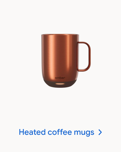 Heated coffee mugs