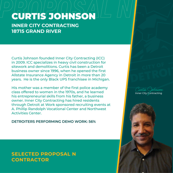 Proposal N Contractor - Curtis Johnson