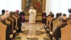 L'udienza del Papa del 2019 con i membri della Commissione Teologica Internazionale