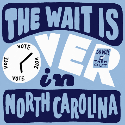 The wait is over in North Carolina