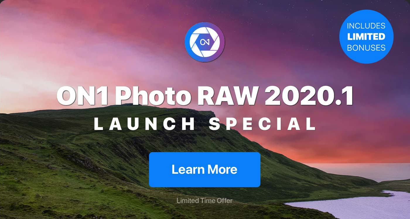 ON1 Photo RAW 2020.1 - Launch Special Discount Coupon