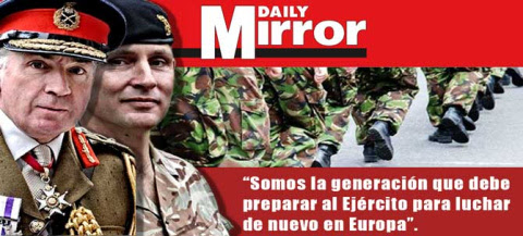 EL EJÉRCITO BRITÁNICO PREPARADO PARA LIBRAR UNA GUERRA CONTRA RUSIA