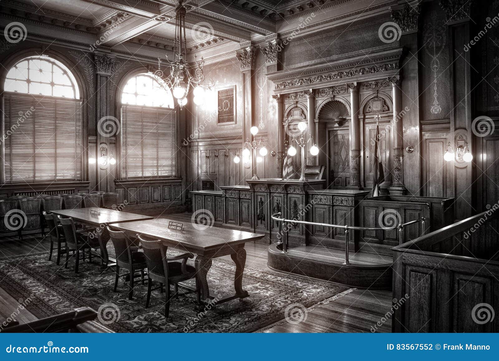 A Courtroom From the Last Century Court room