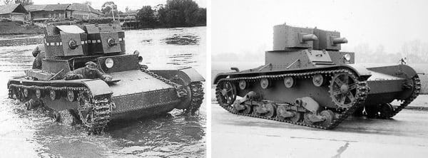 Т-26 и Vickers Mk E