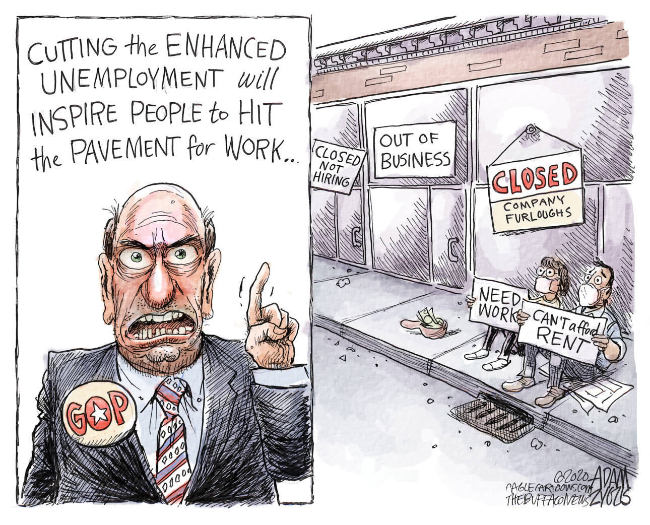 Where will Republican cuts to unemployment benefits be the most devastating?