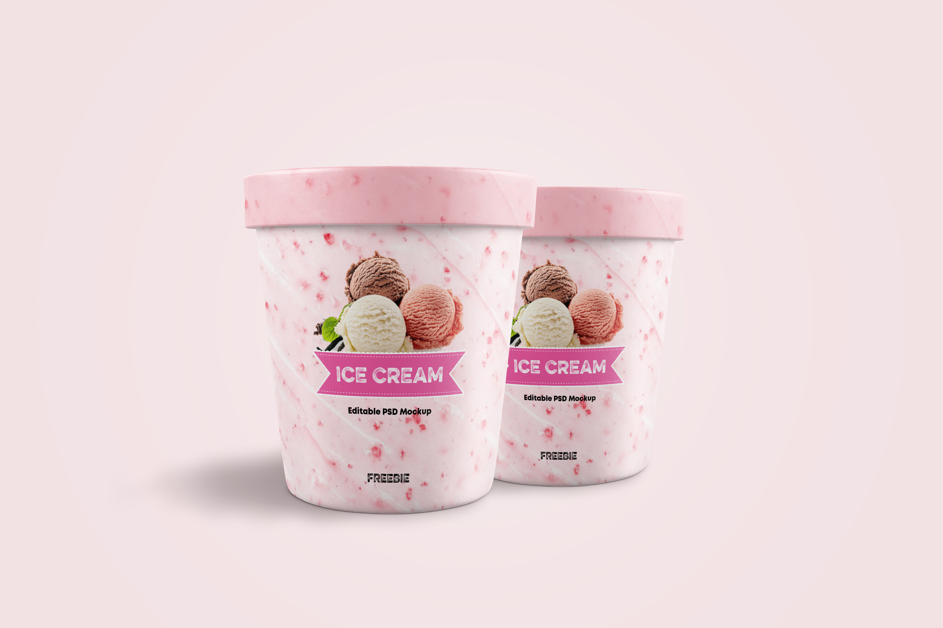 Ice Cream Jar Free Mockup Free Mockups, Packaging & cosmetic