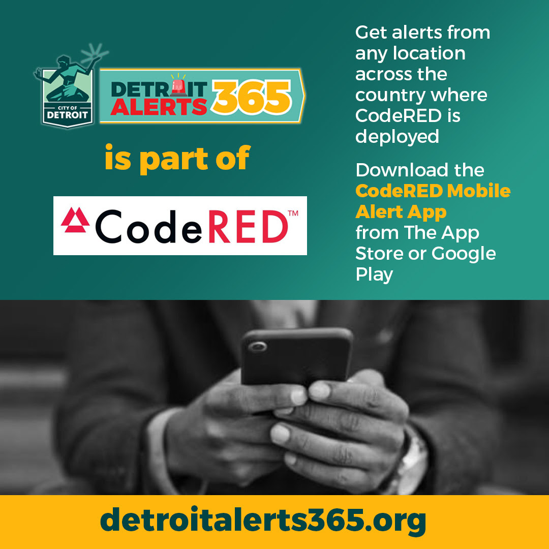 Detroit Alerts 365 - Code Red Mobile App