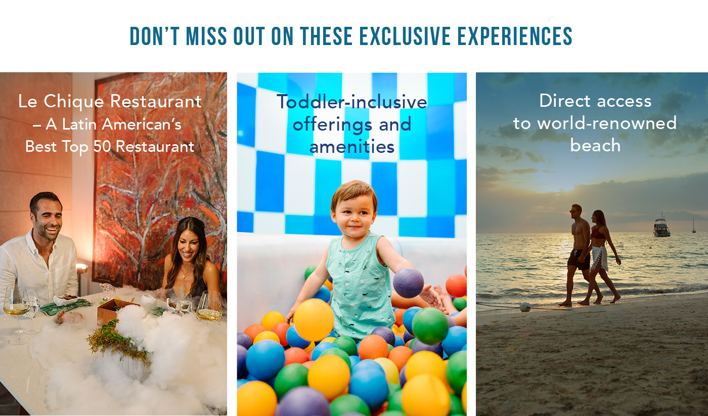 DON’T MISS OUT ON THESE EXCLUSIVE EXPERIENCES