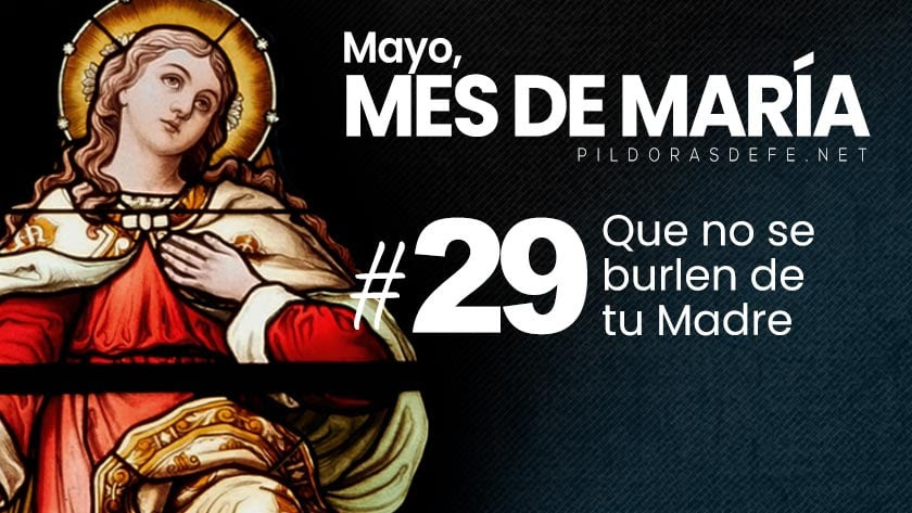 Mayo, mes de María. Día 29: Que no se burlen de tu Madre