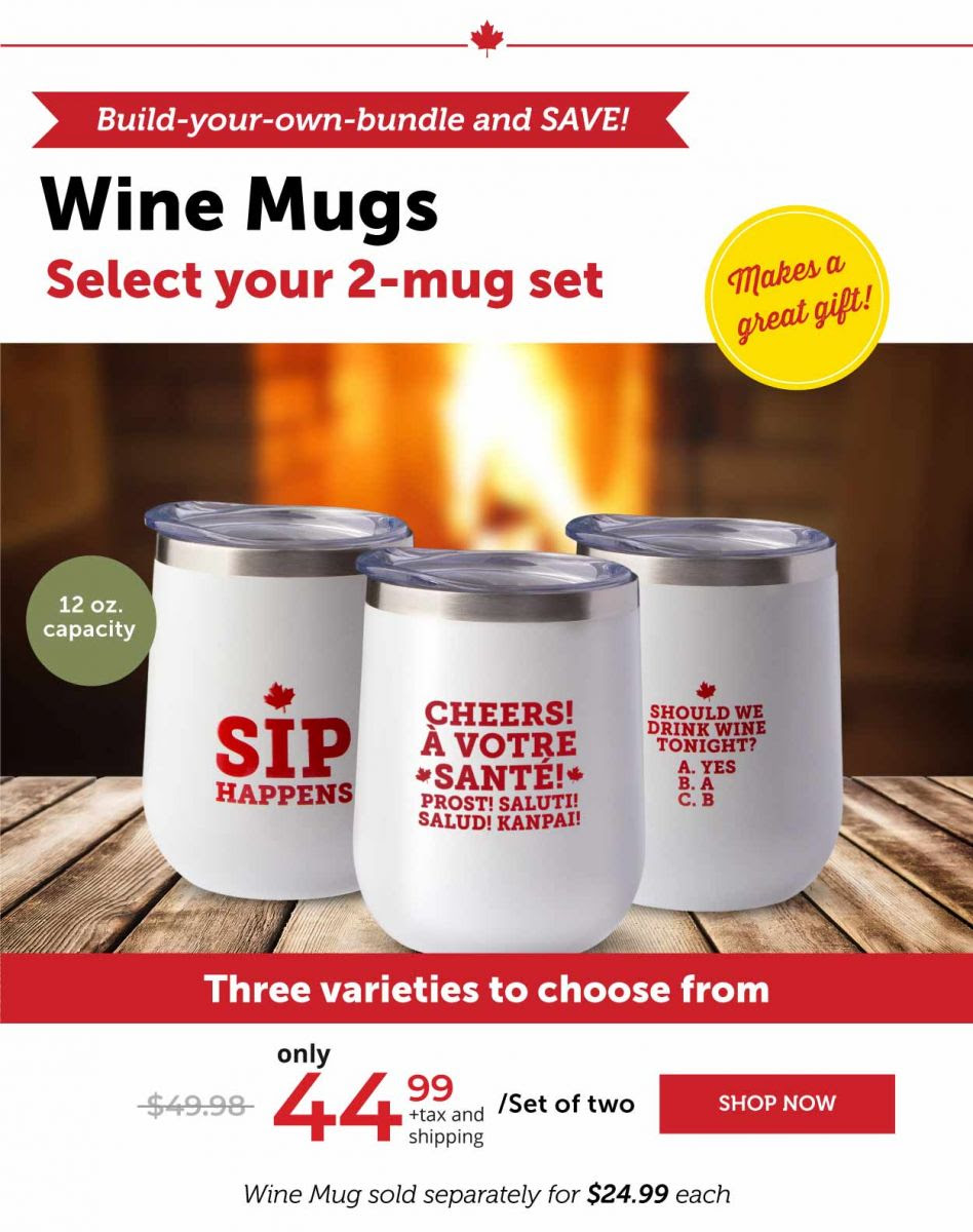 Wine Mugs—select your 2-mug set