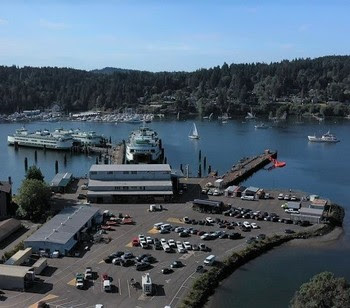 Aerial photo of Eagle Harbor Maintenance Facility