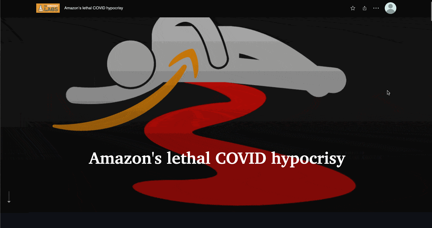 Amazon lethal COVID hypocrisy