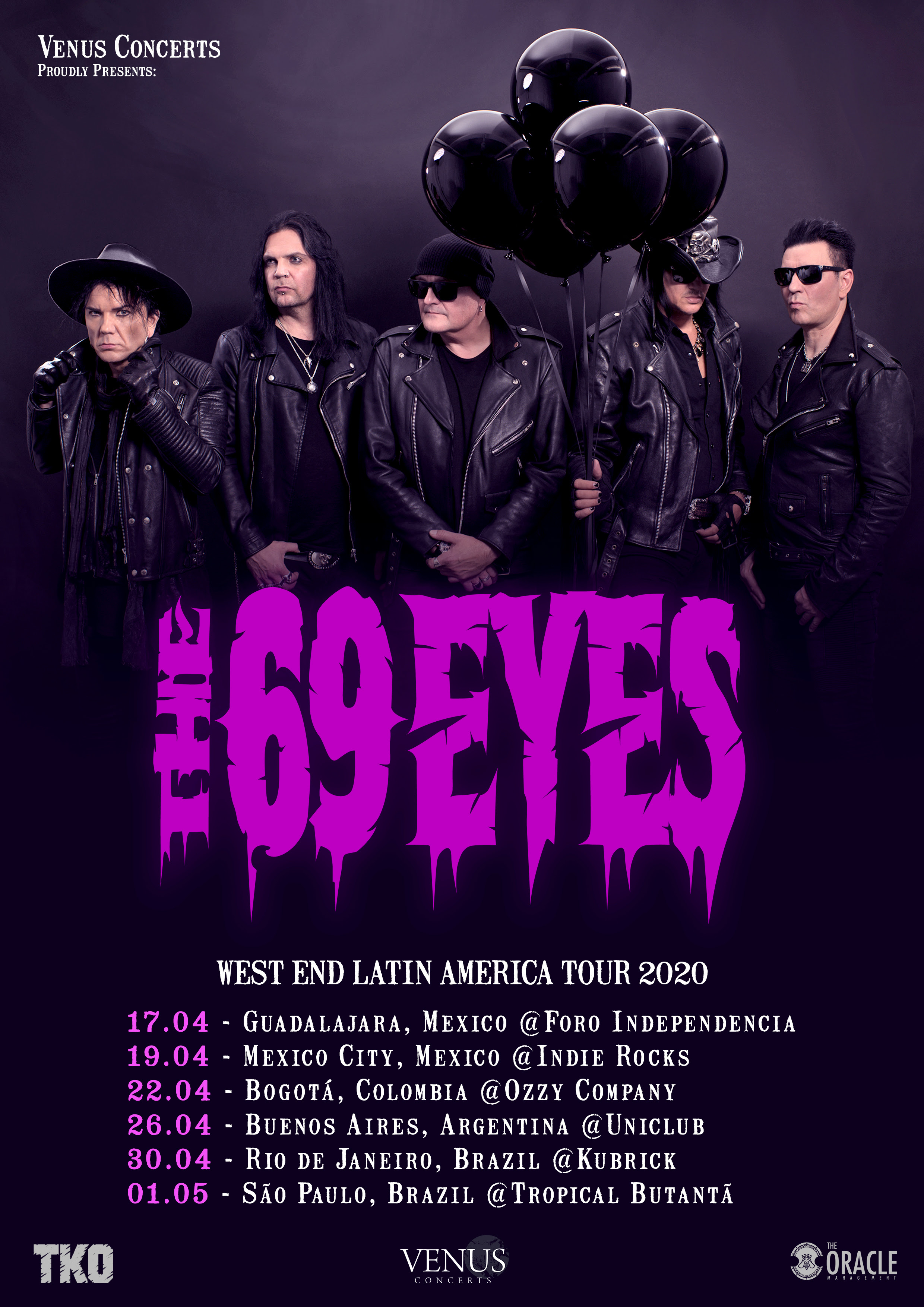 the 69 eyes tour