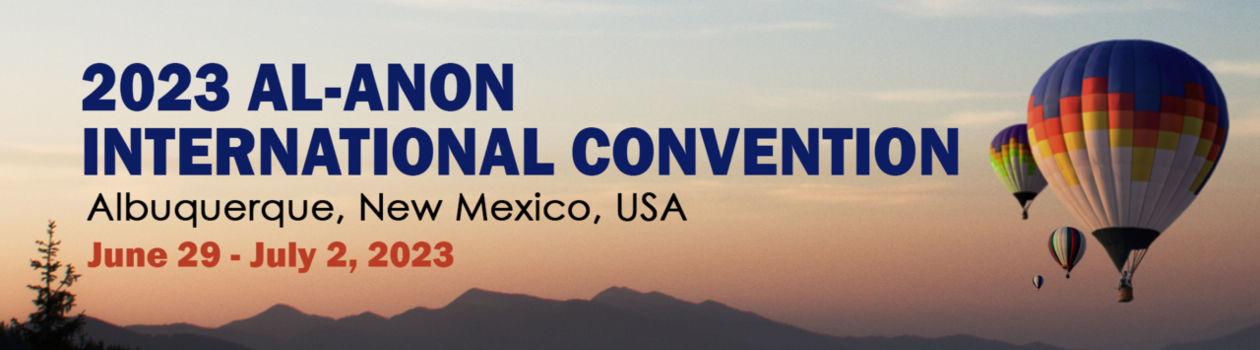 2023 Al-Anon International Convention banner