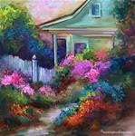 Pink Azalea Cottage and My Great-Grandmother's House - Flower Painting Classes and Workshops by Nanc - Posted on Wednesday, February 25, 2015 by Nancy Medina