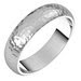 Sterling Silver 5 mm Half Round Band Size 10.5