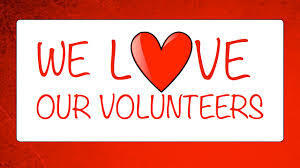 Heart - we love our volunteers