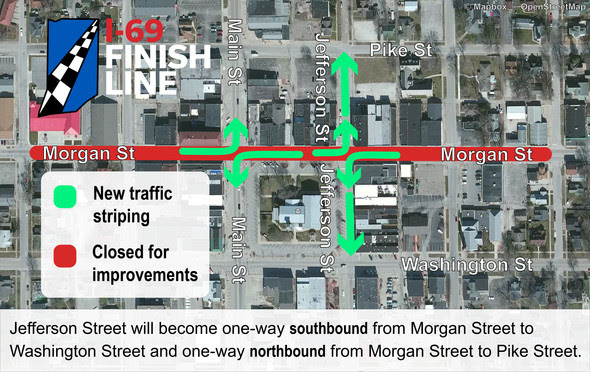 New Downtown Martinsville traffic pattern