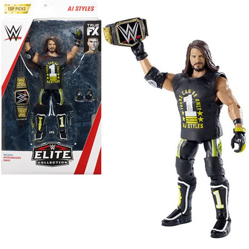 Image of WWE Wrestling Top Picks Elite Wave 2 - AJ Styles Action Figure (RE-STOCK)