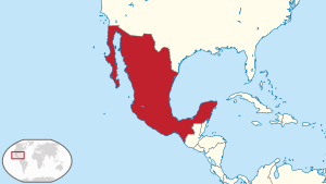 Mexico in its regionsvg