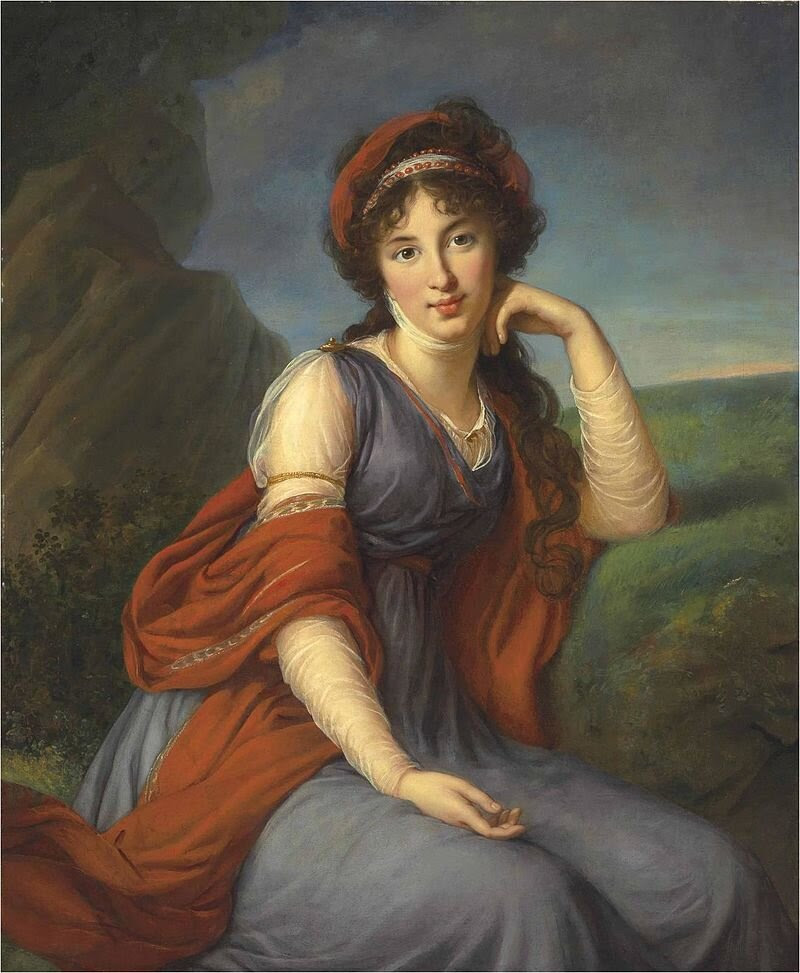 Элизабет Виже-Лебрен. «Мария Вяземская, княгиня Голицына». 1798 год. 