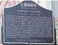 Corry PA sign Charles P. Keating