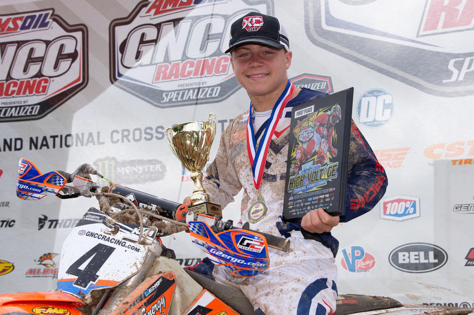 Joseph Cunningham claimed his ninth-straight youth overall and YXC1 Super Mini Sr. class win. 