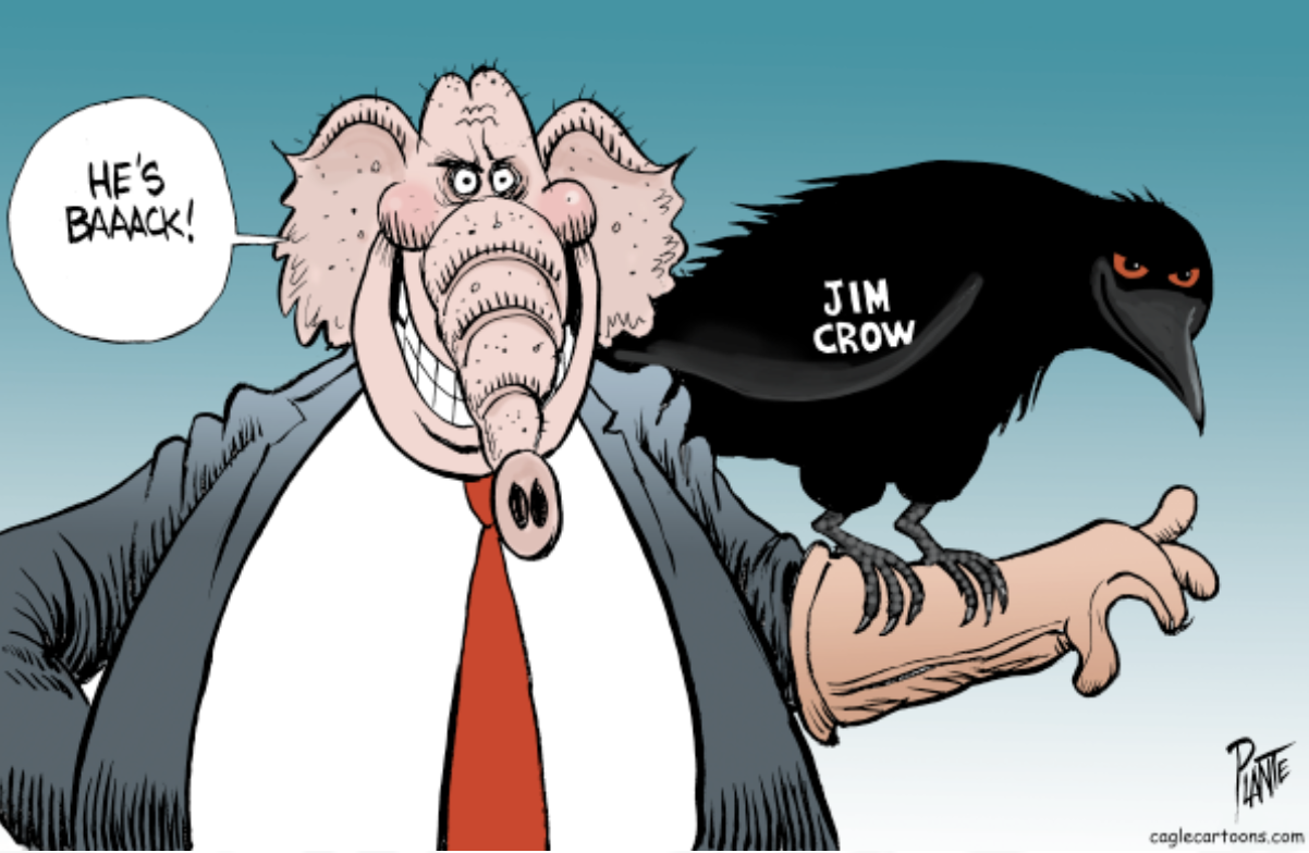 Republicans rely on gerrymandering and voter suppression to cling to office.
