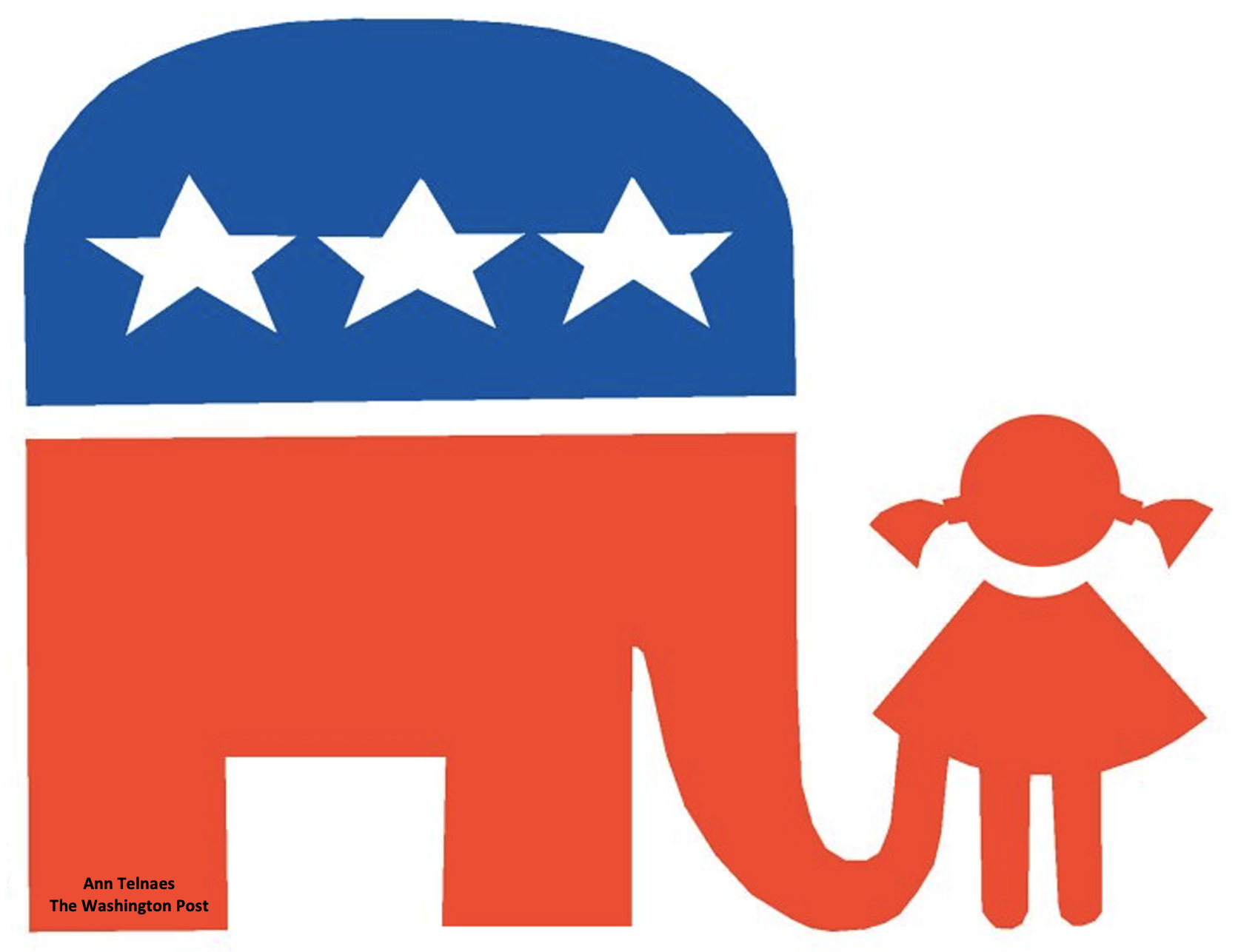 Ann Telnaes cartoon show how GOP and Republicans deny women their abortion rights