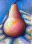 Pear in Oil Pastel - Posted on Saturday, December 6, 2014 by Lydia Craven