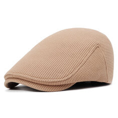 Men's Thickened Warm Fleece Lining Vintage Peaked Cap