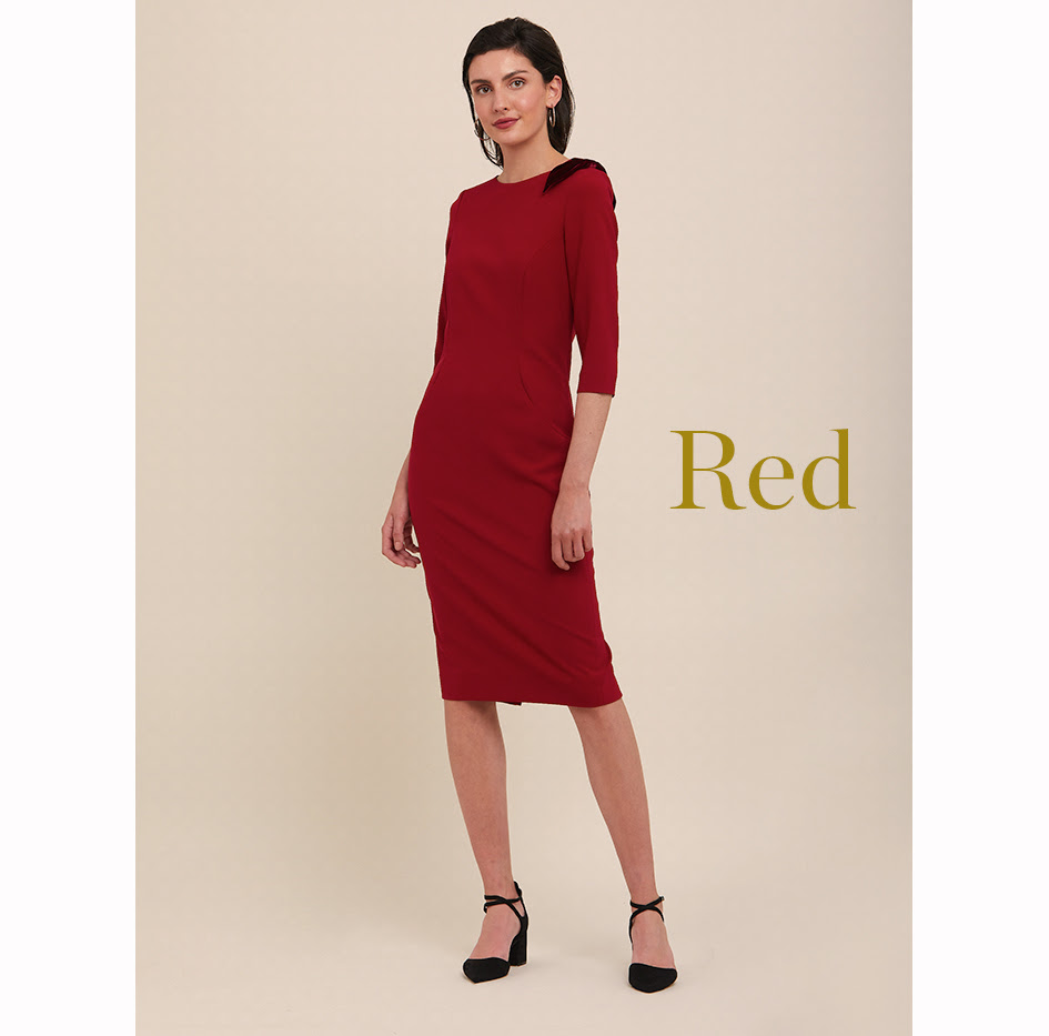 Nathalie Ruby Red Dress