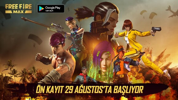 Free Fire MAX 29 Ağustos’ta Oyun Severlerle Buluşuyor 