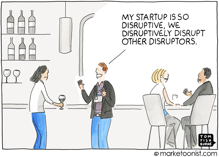 "Disruptive Innovation" cartoon