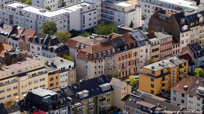 Vista aérea da cidade de Colônia, Alemanha