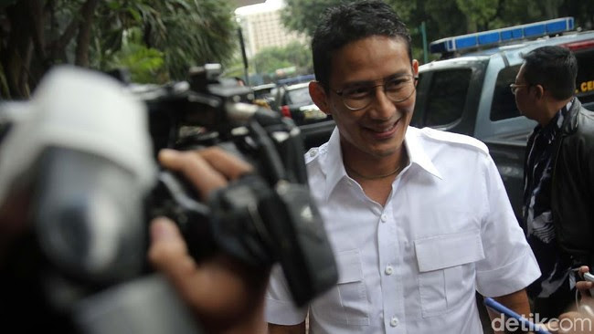 Sandi: Saya dan Pak Anies Belum Bahas Perombakan Kadis