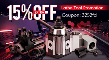 Lathe Tool Promotion 15% OFF Coupon:3252fd