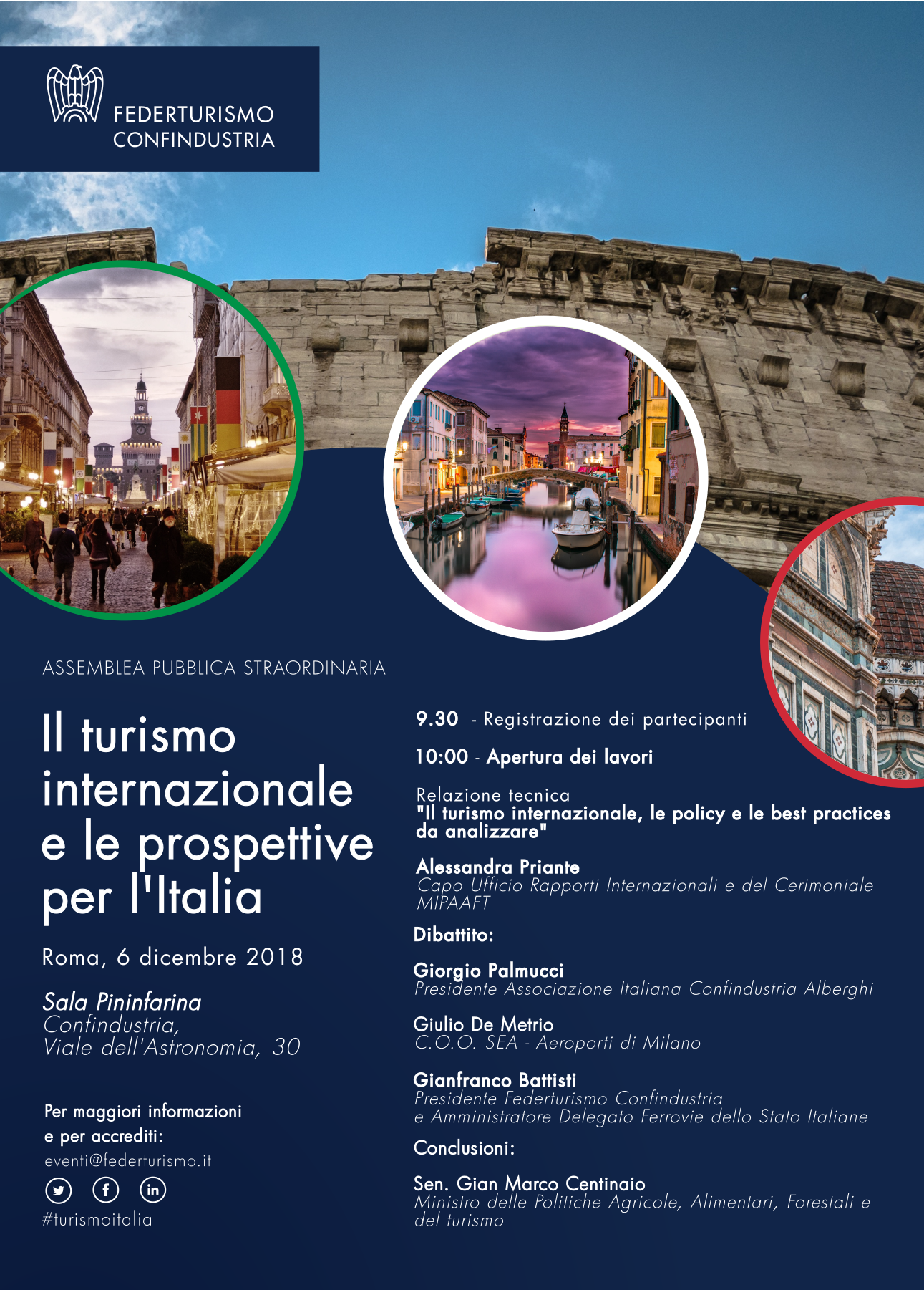 Il turismo internazionale e le prospettine per l'Italia