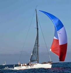 J/125 Timeshaver sailing off California