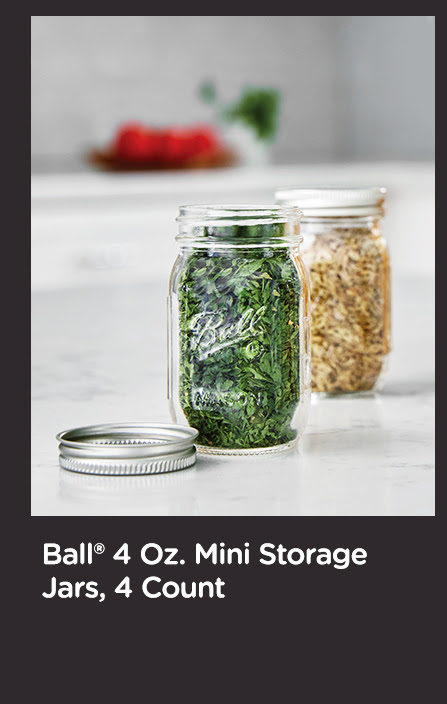 Ball® 4 Oz. Mini Storage Jars, 4 Count