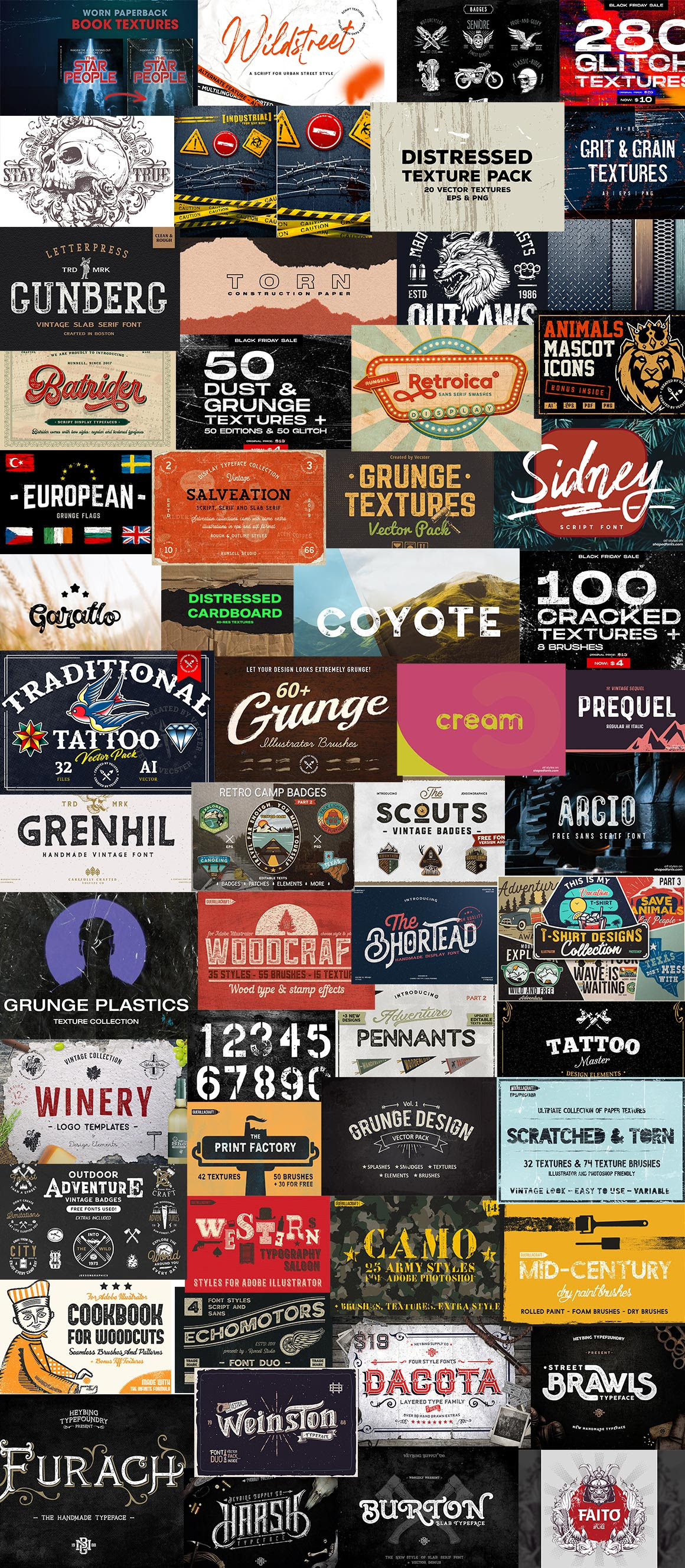 The Collector's Bundle fonts graphics