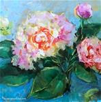 Pink Zone Peonies - Flower Paintings by Nancy Medina - Posted on Friday, November 28, 2014 by Nancy Medina