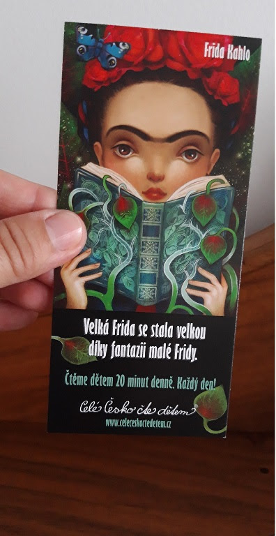 Záložka s Fridou Kahlo