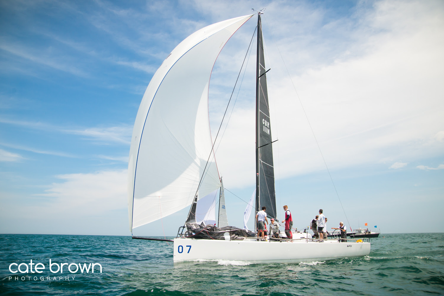 J/111 sailing World Championship off Newport, RI