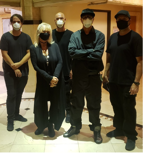 Patti and the cast of Ghost Adventures